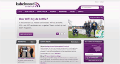 Desktop Screenshot of kabelnoordzakelijk.nl